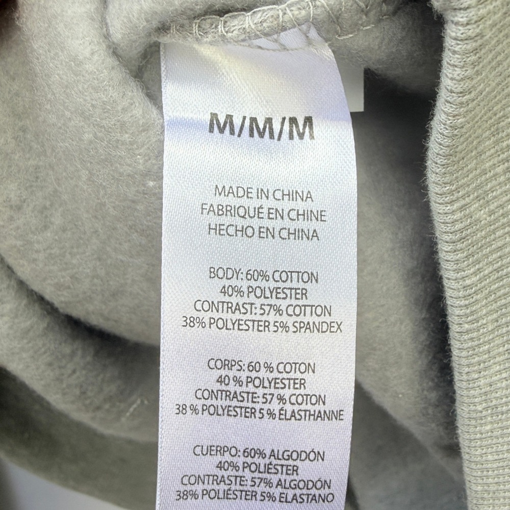 NEW Wildfox Womens Medium Sweatshirt Heather Grey Après Ski Cute Hygge Nordic - Picture 6 of 6